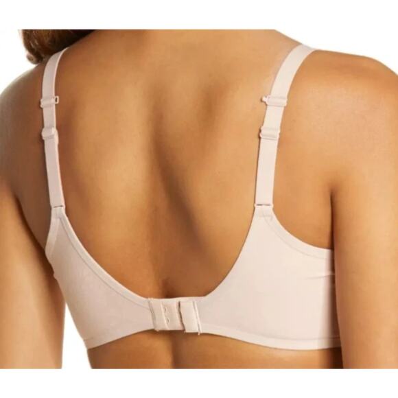 Chantelle 34DD Comfort Chic Full Coverage Underwire Bra Pink 120198 $80 MSRP - Picture 4 of 10